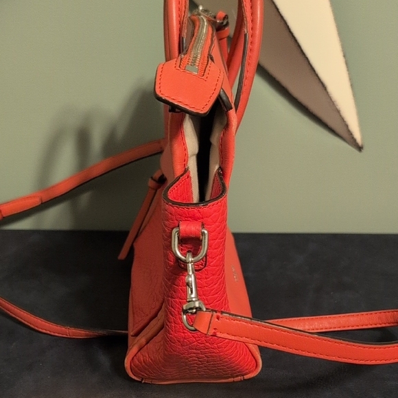 Coach New York Pink Leather Crossbody Bag 11 x 7 Loved Stylish - Picture 10 of 16